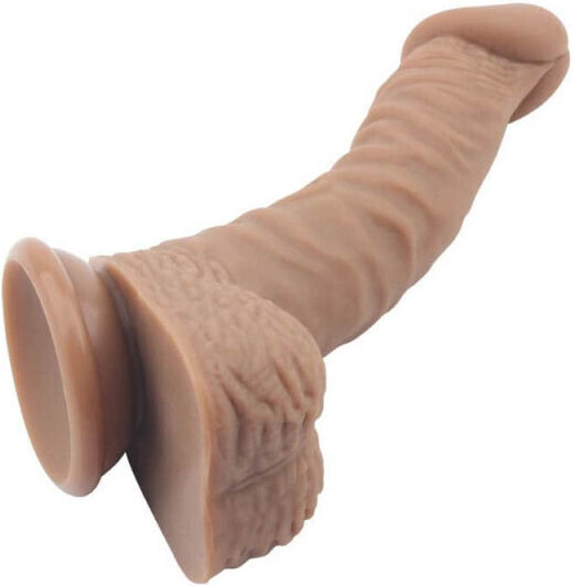 Chisa Novelties Dildo Dildo realist cu Testicule și Ventuză 19.5cm