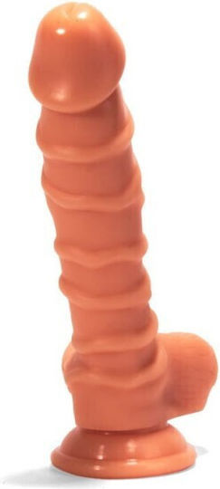 X-Men Ρεαλιστικό Dildo με Όρχεις και Βεντούζα Flesh 21cm