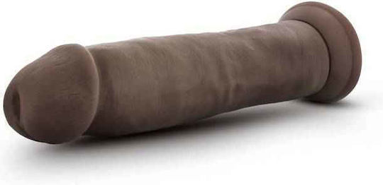 Dr. Skin Ρεαλιστικό Dildo με Βεντούζα Καφέ 23cm