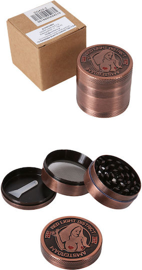 Amsterdam Genetics Grinder AMSTERDAM 40mm Silber