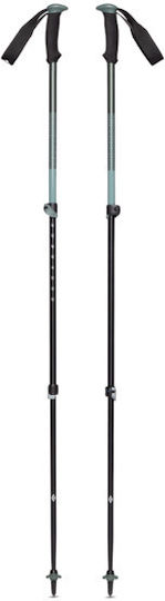 Black Diamond Telescopic Aluminum Fast Lock Trekking Pole with 3 Sections Trail Trail Sport Trek Green 250gr