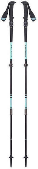 Black Diamond Telescopice Baston de trekking din aluminiu 2 buc Albastru