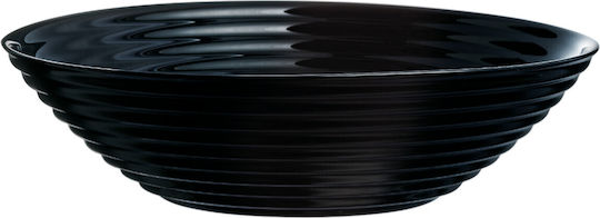 Luminarc Teller Untiefe Glas Schwarz mit Durchmesser 20cm