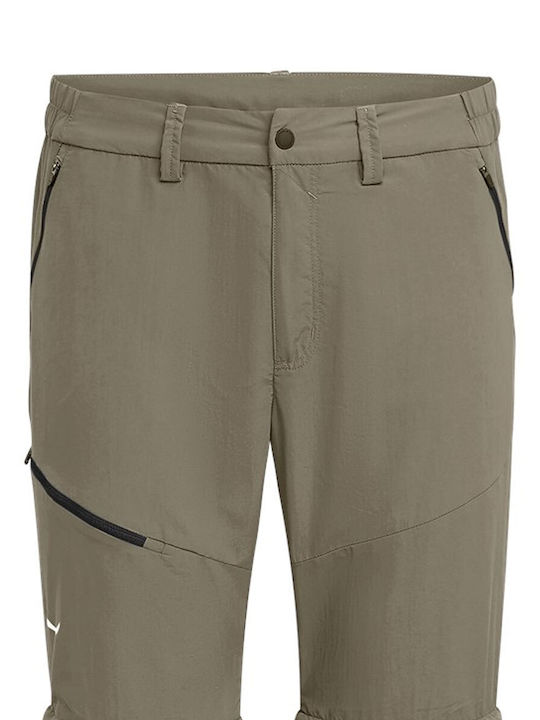 Salewa Iseo Dry Ανδρικό Μακρύ Παντελόνι Πεζοπορίας Καφέ