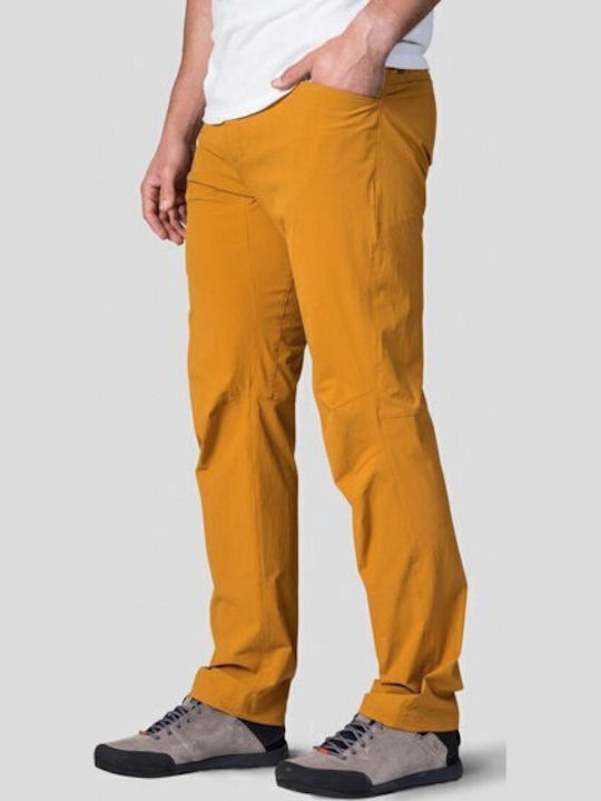 Hannah Lang Hose Klettern Braun