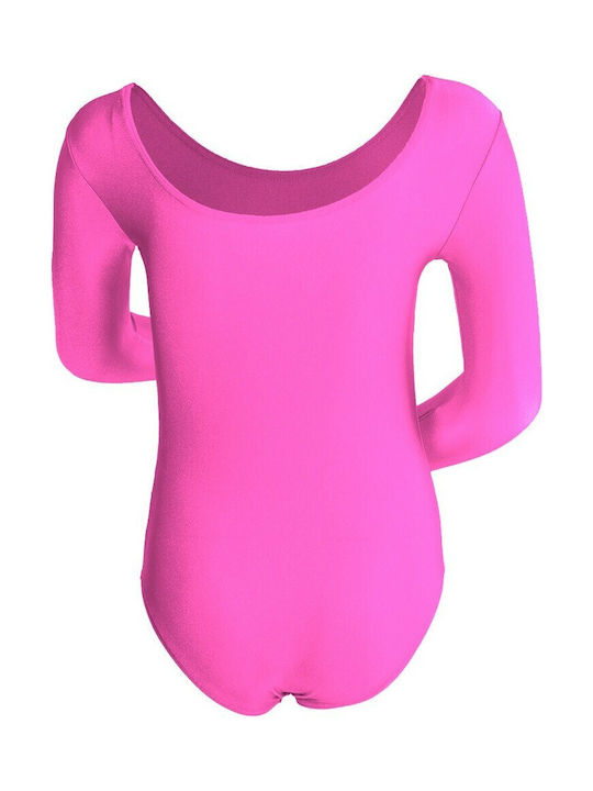 Dansport Kids Dance Bodysuit Fuchsia