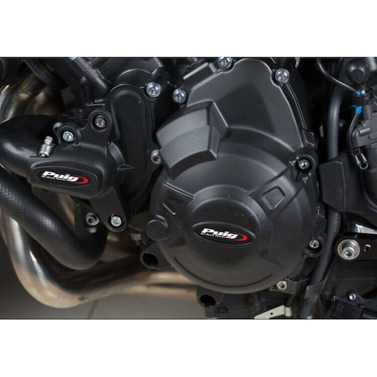 Puig Motorcycle Engine Cover Protector Yamaha MT-09 Black