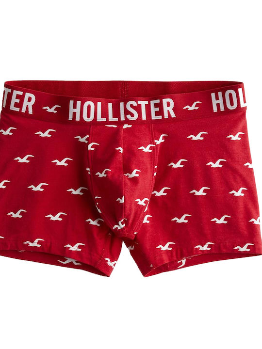 Men's Boxer Red with Patterns