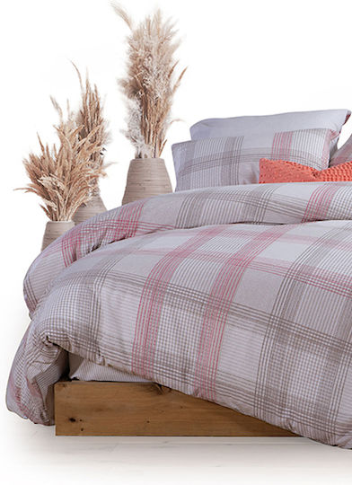 Nef-Nef Homeware Set Cearșafuri 240x270cm. Bradford Coral 4buc