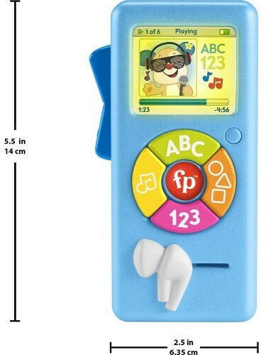 Fisher Price Baby Toy Educational Radio Puppy with Music and Sounds for 6++ Months