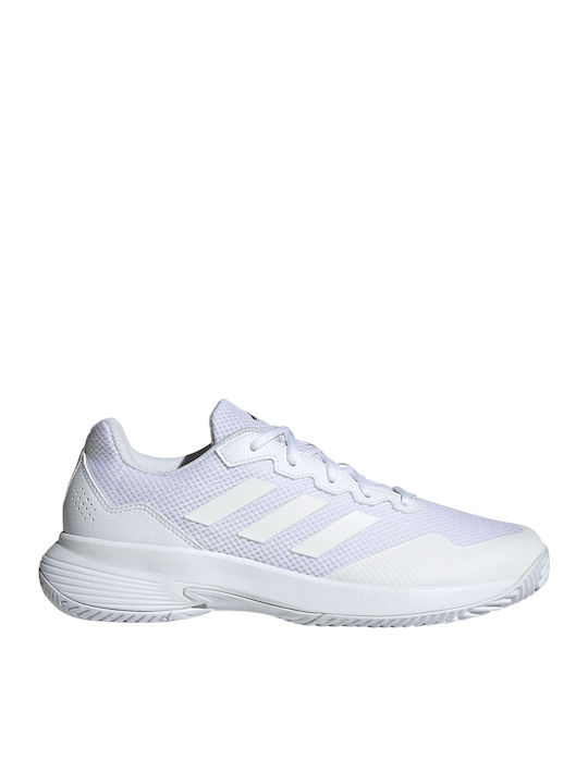 adidas Gamecourt 2 Ανδρικά Παπούτσια Τένις για Όλα τα Γήπεδα Λευκά