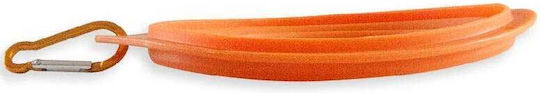 Akinu Schalen aus Silikon Futter & Wasser für Hund & Katze 500ml 15cm in Orange Farbe