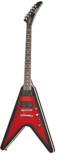 Epiphone Electric Guitar With Shape Flying V Red Color