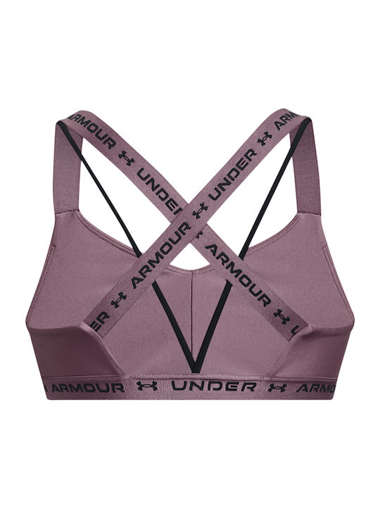 Crossback Low Women's Bra without Padding Purple
