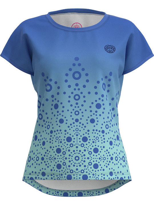 Bidi Badu W1620001-AQBL Women's Turquoise Tennis Blouse