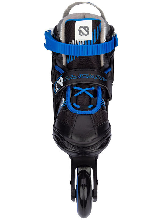 Nijdam Go Crossing Kids Adjustable Inline Rollers Black