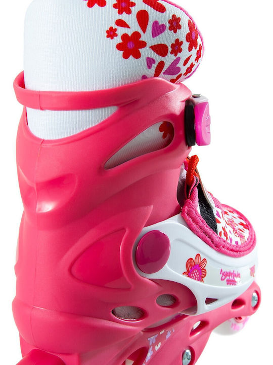 AMILA Inline Αυξομειούμενα Rollers Ροζ Παιδικά