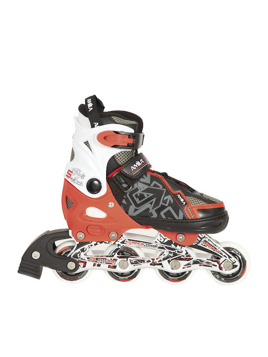 AMILA Inline Αυξομειούμενα Rollers Κόκκινα Παιδικά