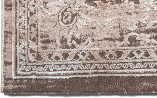 Klonaras Velvet 6027 Teppich Rechteckig Synthetisch,Polyester/Cotton/Leather Vison
