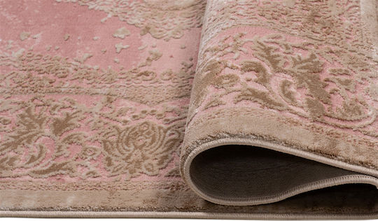 Klonaras Velvet 5420 Teppich Rechteckig Synthetisch,Polyester/Cotton/Leather Rose