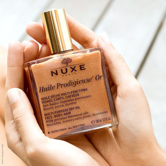 Nuxe Huile Prodigieuse OR Dry Shimmering Oil for Face Hair and Body 50ml