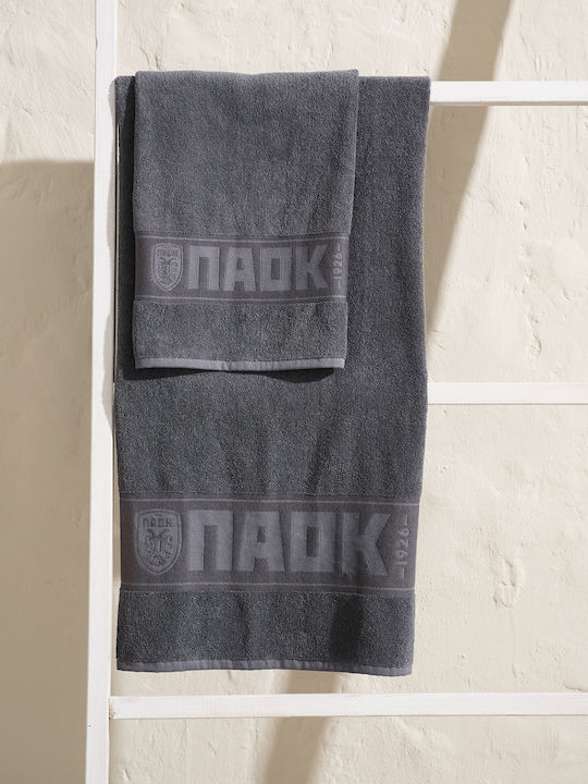 Vesta Home Bath Towel Paok 70x140cm. Gray Weight 500gr/m²