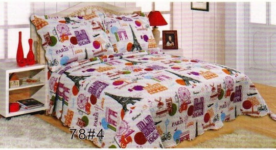 Silk Fashion W64578#4 Set Coverlet Cotton