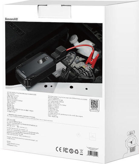 Baseus Super Energy Max Portable Car Battery Jump Starter 20000mAh with Power Bank / USB / Φακό 12V