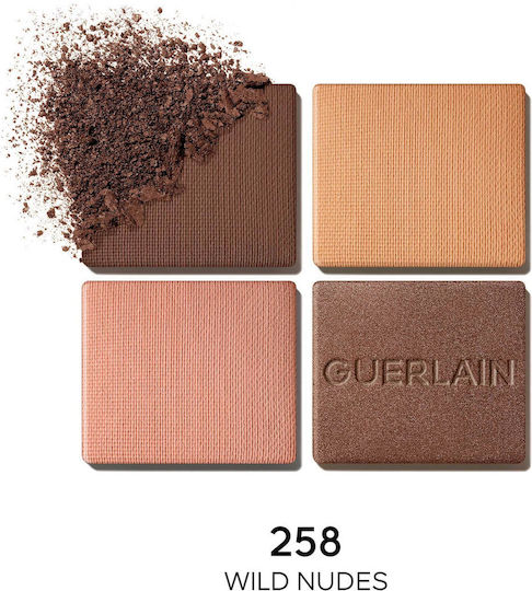 Guerlain Ombres G Eyeshadow Quad Παλέτα με Σκιές Ματιών σε Στερεή Μορφή 258 Wild Nudes 8.8gr