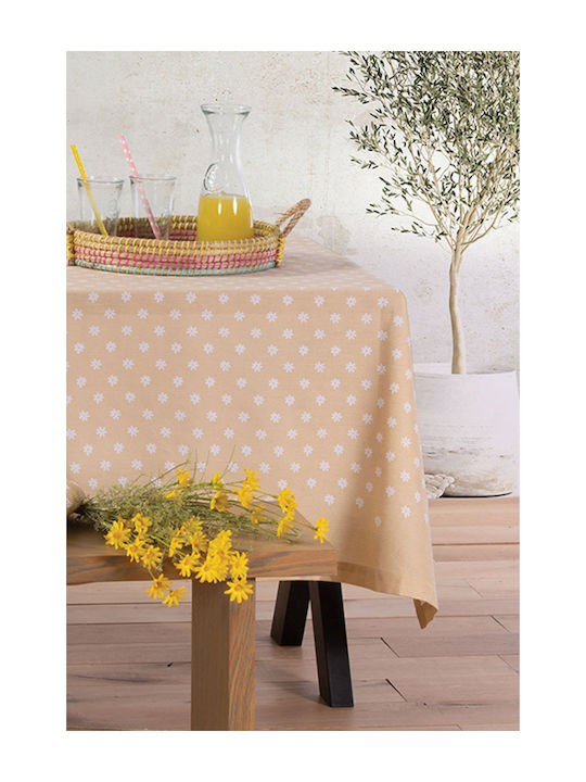 Nef-Nef Homeware Tablecloth Daisy Yellow 140x240cm