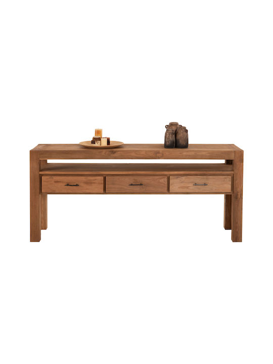 Solid Wood Console Table L180xW45xH80cm