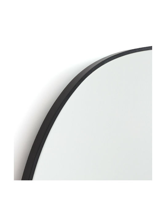 La Redoute Interieurs Wandspiegel mit Schwarz Metallisch Rahmen 80x80cm 1Stück
