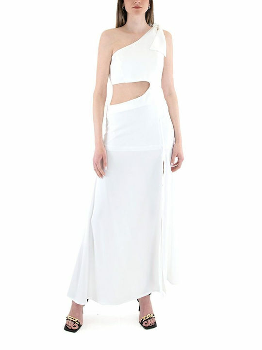 Twenty 29 Summer Maxi Evening Dress White