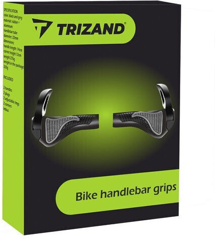 Trizand 00018315 Anatomie Fahrradlenkergriffe σε Schwarz Χρώμα