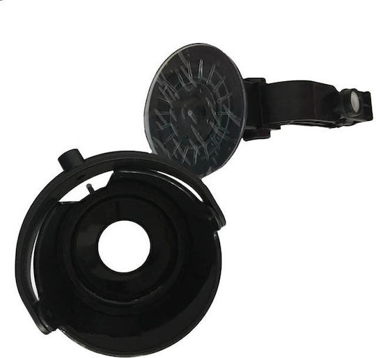 Auto Gs Car Cup Holder 1 Position with Suction Cup in Black Color