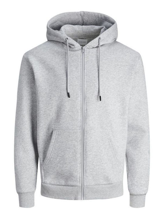Sweatshirt with Hood Light Grey Melange