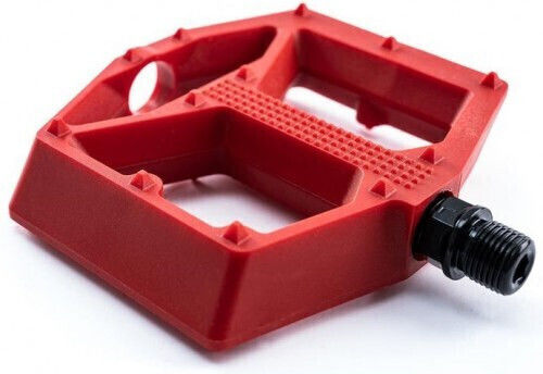 Cube Flat Bicycle Pedals Red