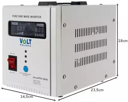 Volt Polska SINUS PRO 500 E Wechselrichter 350W 12V 3SP050012E