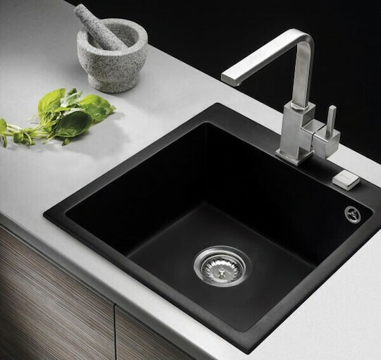 Pyramis Istros 1B Ένθετος από Συνθετικό Γρανίτη Μ46xΠ50cm Iron Grey Pyramis Istros 1B Ένθετος από Συνθετικό Γρανίτη Μ46xΠ50cm Iron Grey