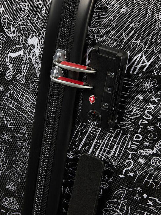 American Tourister Disney Wavebreaker Medium Hard Suitcase Spider-Man Sketch with 4 Wheels Height 67cm