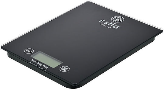 Estia Ψηφιακή Ζυγαριά Κουζίνας έως 5kg Μαύρη