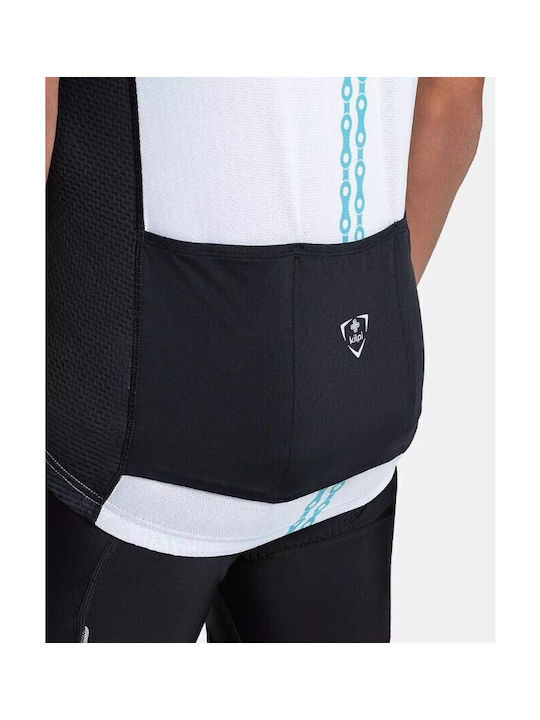 Kilpi Rival Bărbați Mâneci scurte Tricou de ciclism Alb