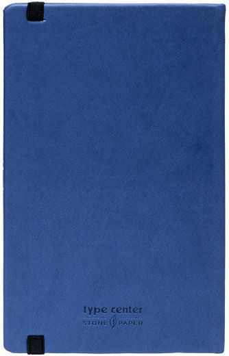 Type Center Notebook A5 Blue