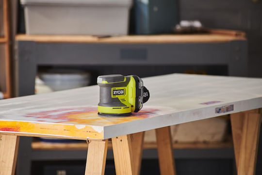 Ryobi 5133005393 Έκκεντρο Τριβείο 125mm Μπαταρίας 18V Solo με Σύστημα Αναρρόφησης
