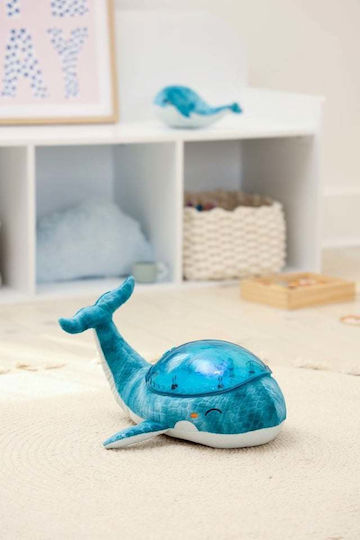 Cloud b Παιχνίδι Ύπνου Tranquil Whale από Ύφασμα με Φως και Ήχους για Νεογέννητα