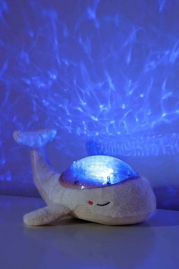 Cloud b Παιχνίδι Ύπνου Tranquil Whale από Ύφασμα με Φως και Ήχους για Νεογέννητα