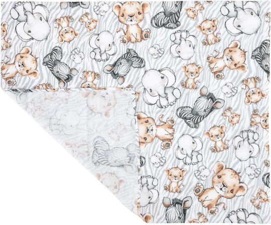 Jukki Pânză Tricou Swaddle Blanket Gri 70x80 cm