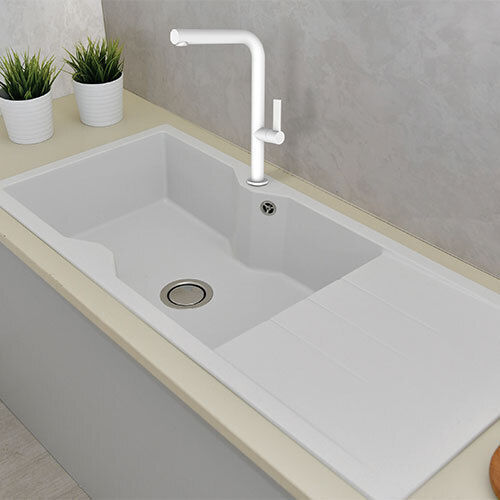 Crown Quadra Q16 Ένθετος από Συνθετικό Γρανίτη Μ116xΠ50cm