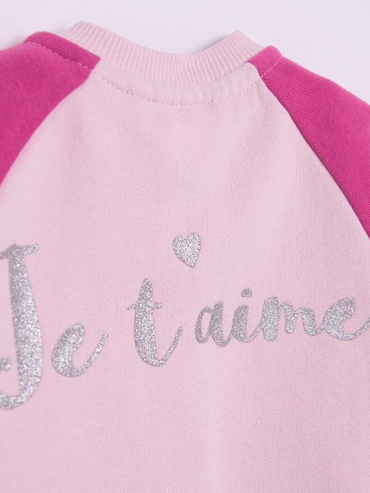 Παιδική Ζακέτα Ροζ Je T'aime
