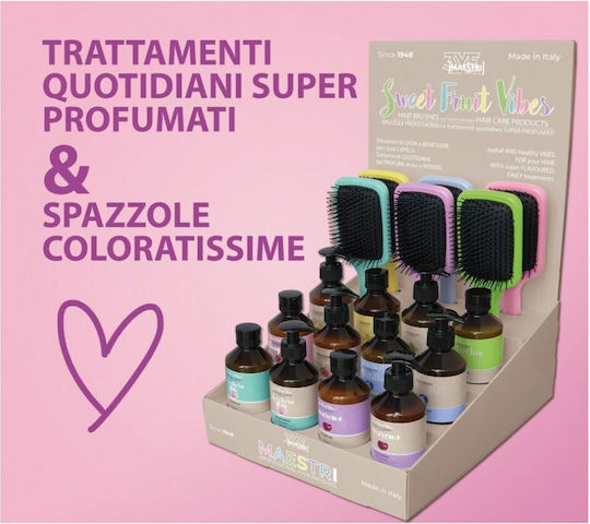 3ME Maestri Sweet Vibes Strawberry Шампоан за Хидратация и Блясък за Всички Типове Косата 250мл